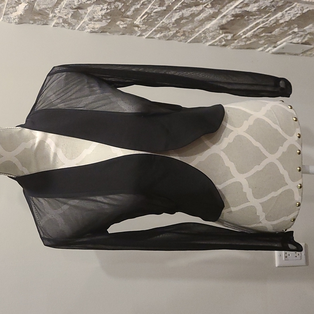 NWT Bailey Black sheer Bolero jacket
